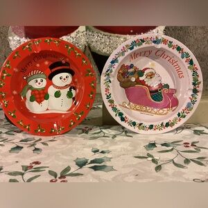 Vintage 1960’s Christmas Ashtrays